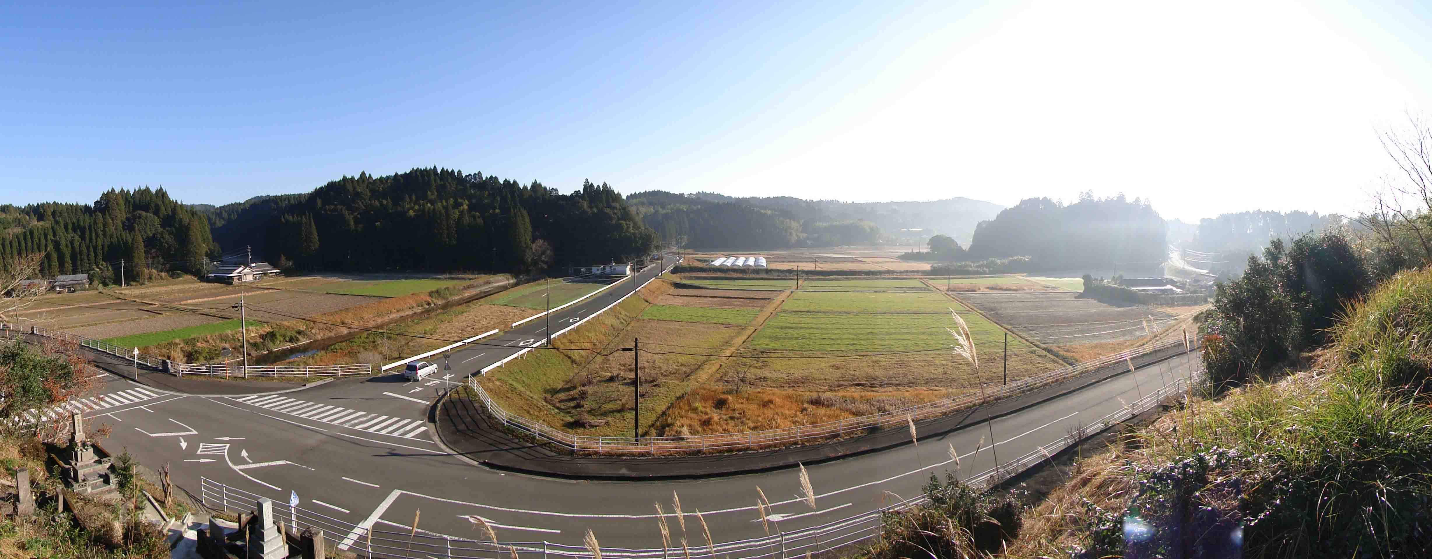 下塚田地区の農村風景