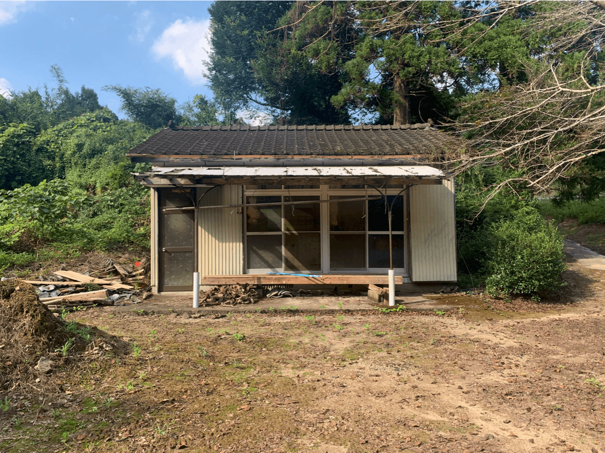 改修前の古民家の様子