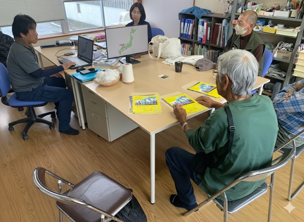 境港市農業公社での研修の様子1