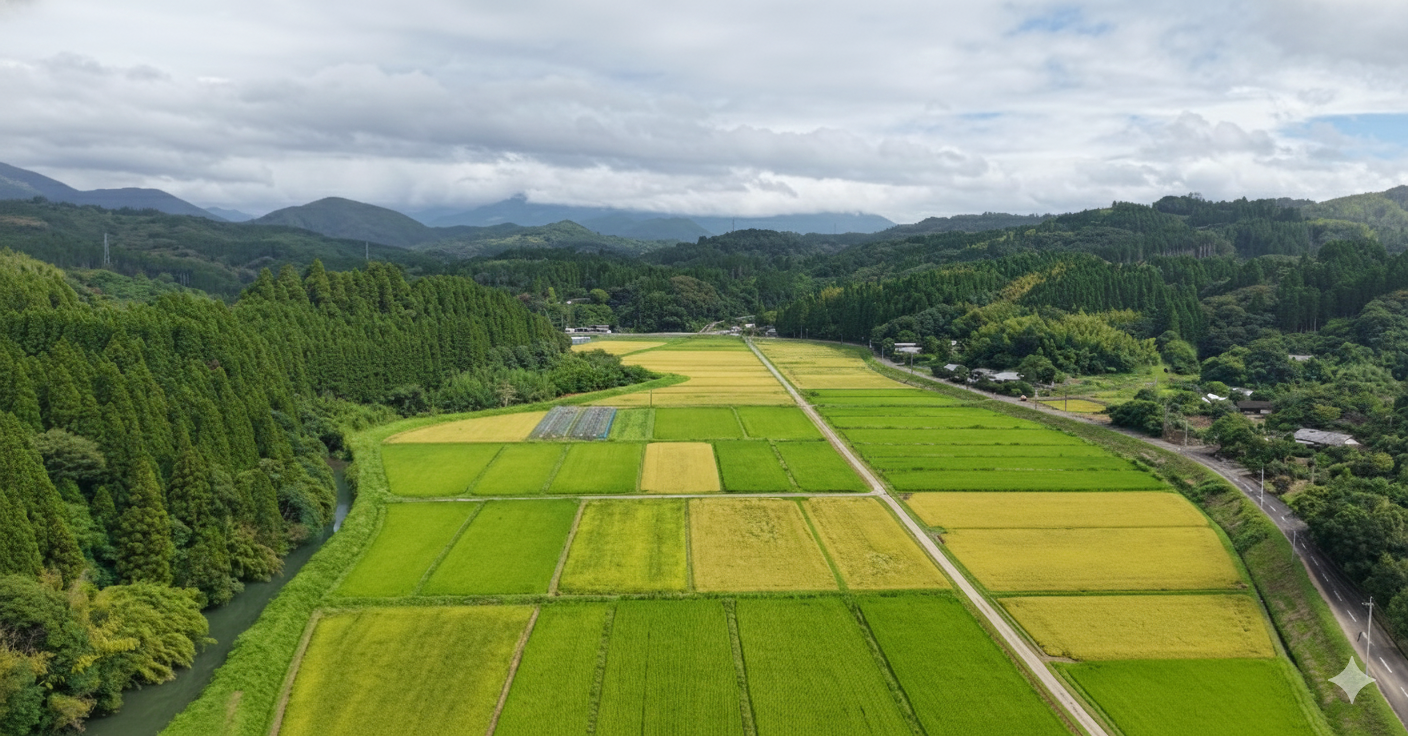 下塚田の田園風景