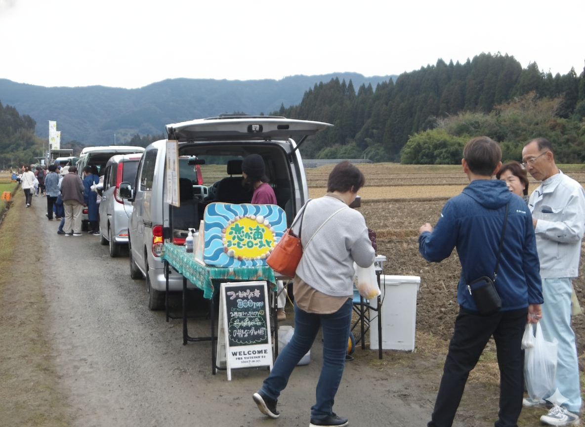 コーヒーの移動販売車