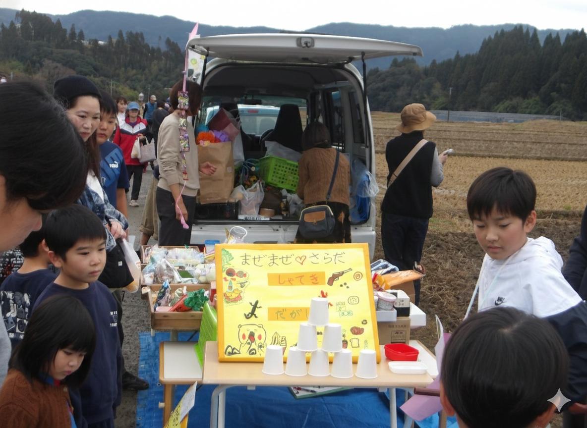 駄菓子屋さんの移動販売