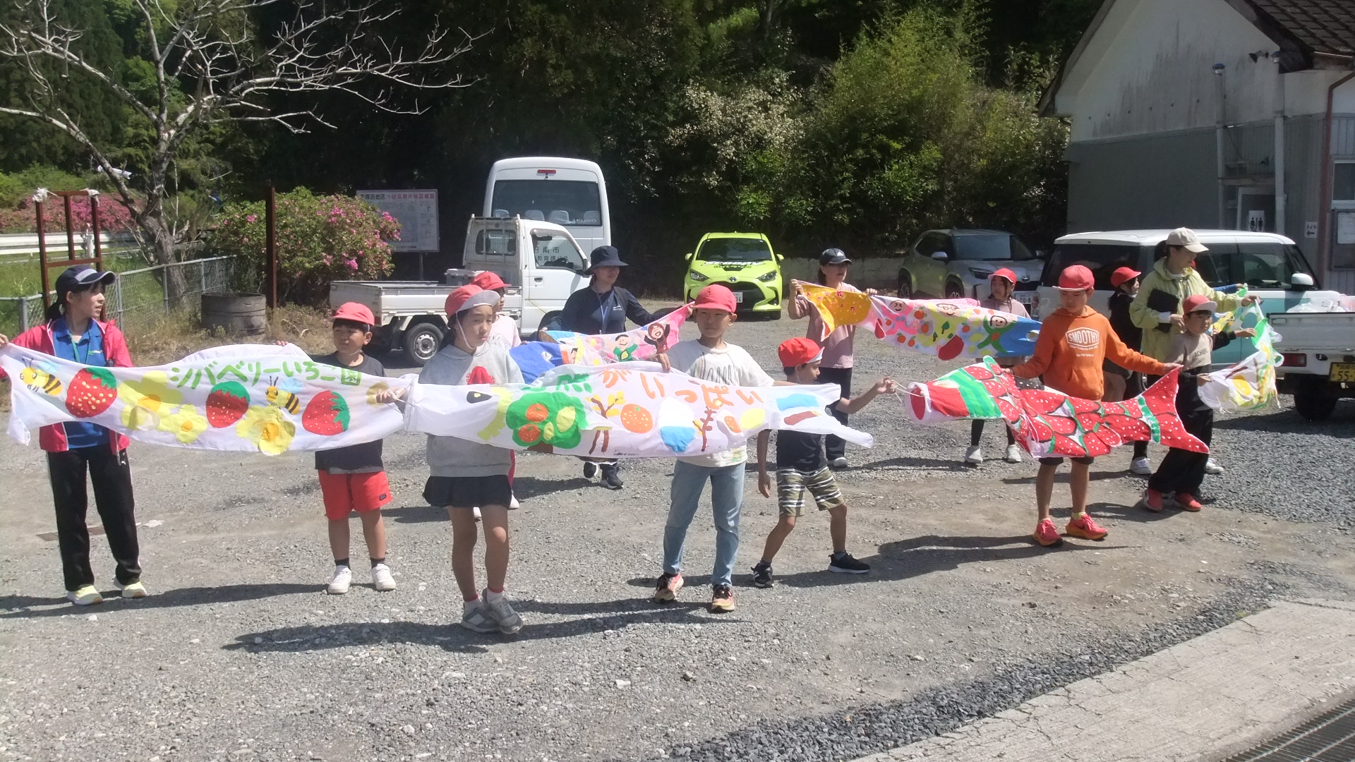 4月21日 こいのぼり掲揚 小学生 3枚目