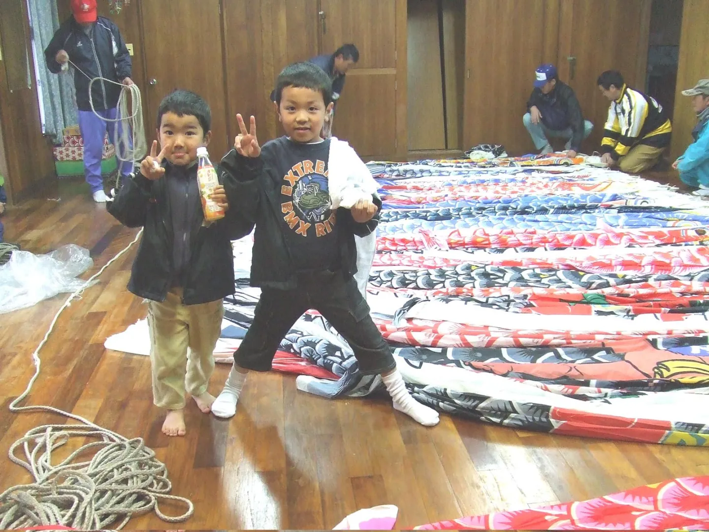 寄付された鯉のぼり 2008年