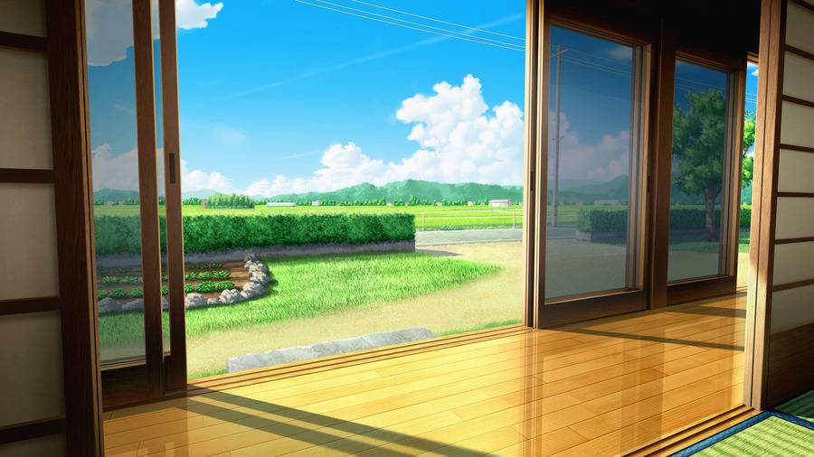 下塚田百年笑顔ひむか亭 縁側からの眺め