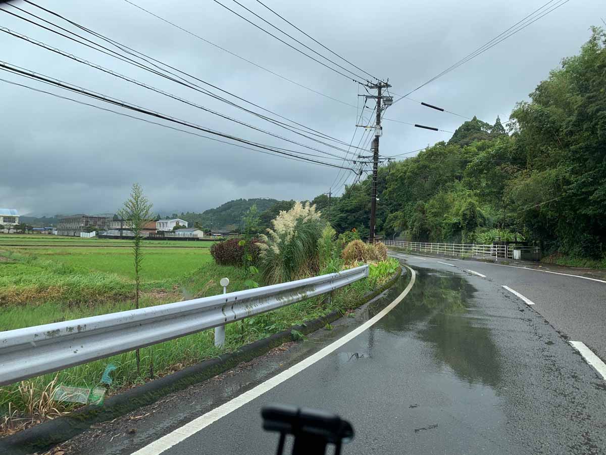 細田中学校付近 下方方面から