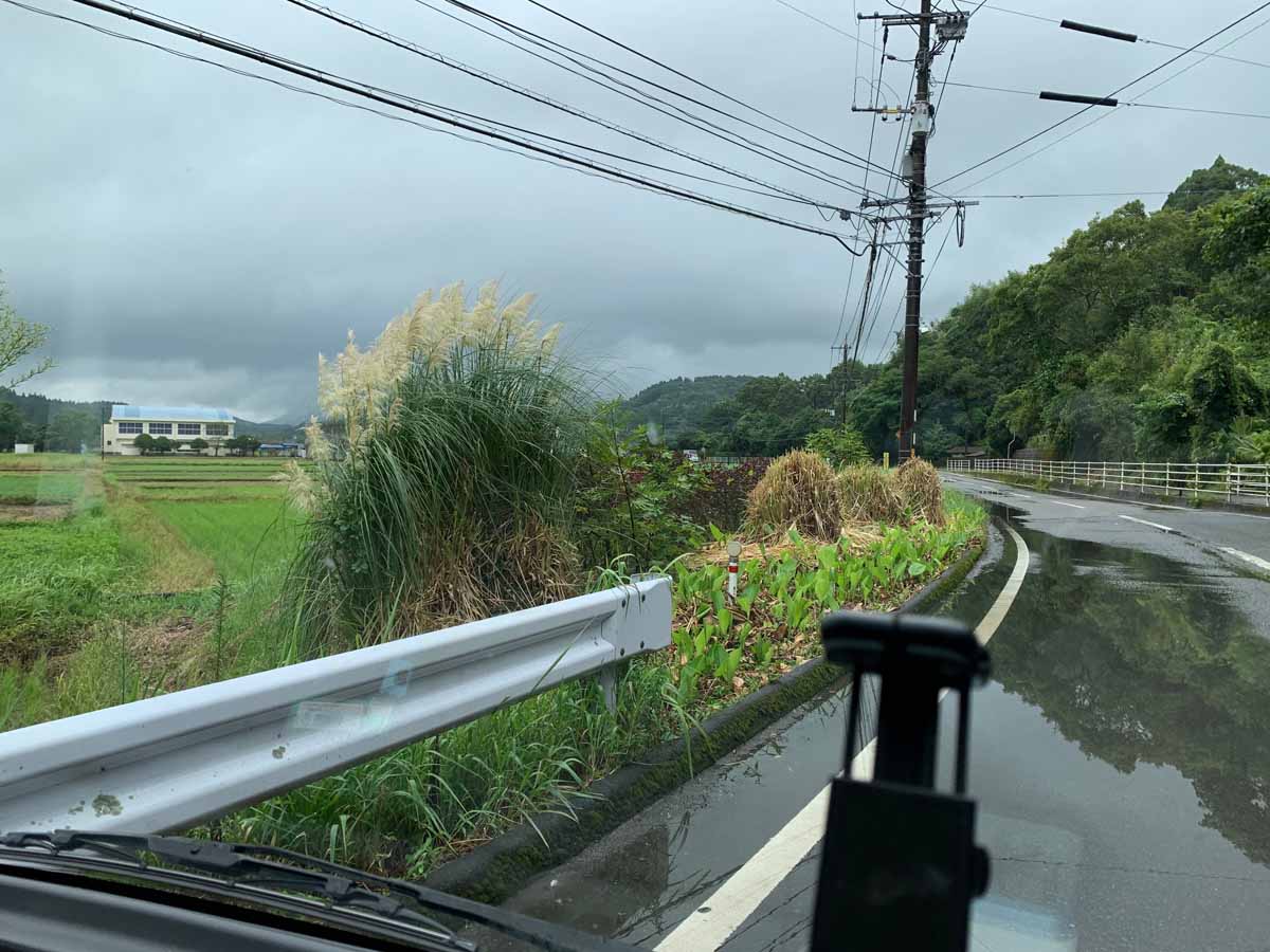細田中学校付近 視界状況